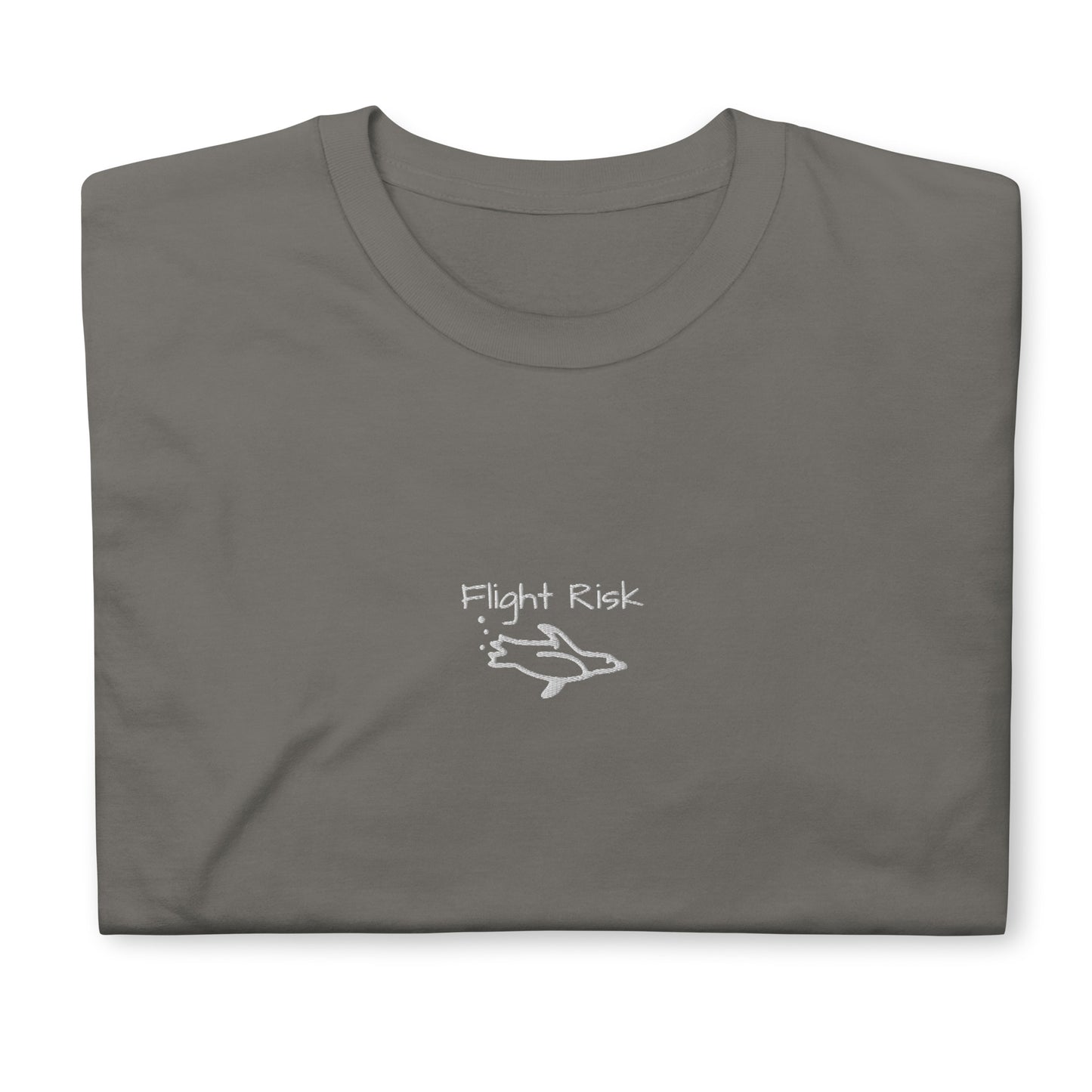 Flight Risk Penguin Short-Sleeve Unisex T-Shirt - Perfect Gift for Travellers -  Travel Clothing