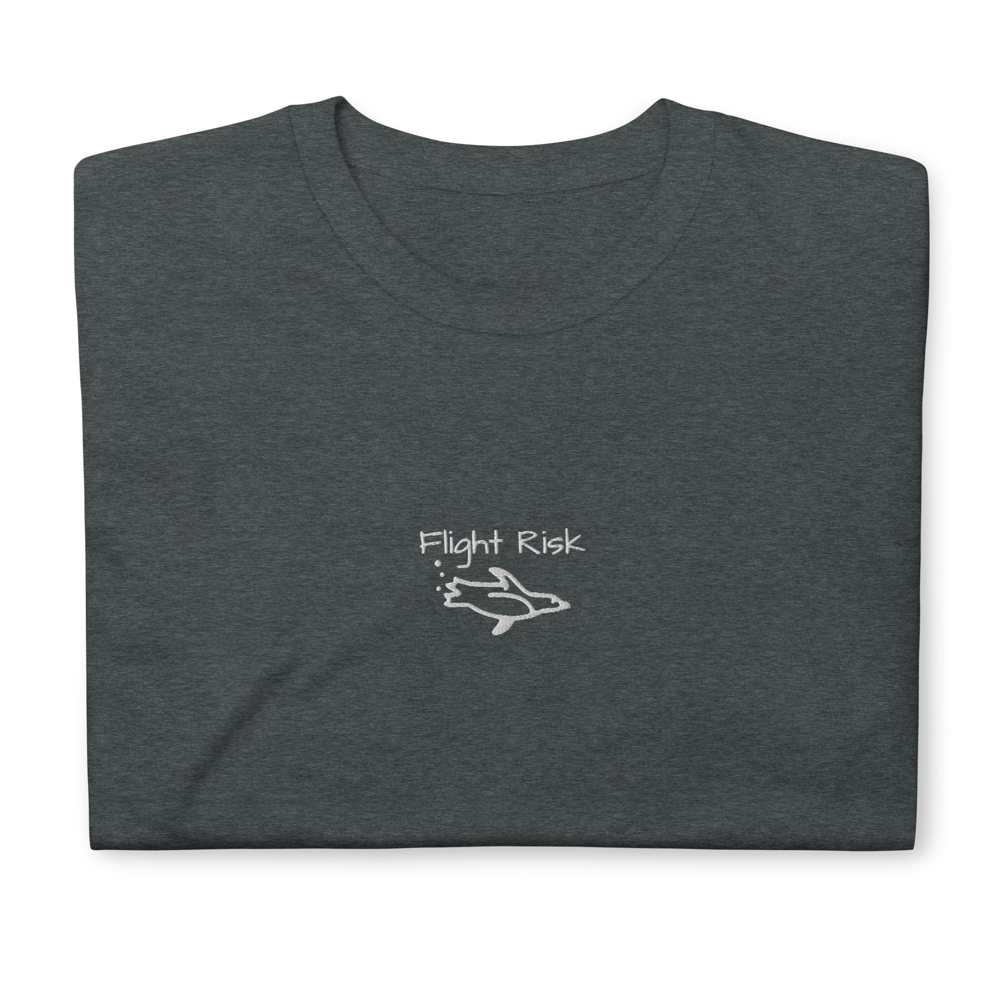Flight Risk Penguin Short-Sleeve Unisex T-Shirt - Perfect Gift for Travellers -  Travel Clothing