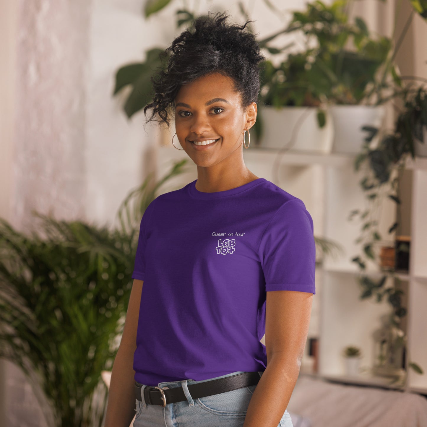 Queer on Tour - Short-Sleeve Unisex T-Shirt - Queer Pride T-Shirt -  Travel Clothing
