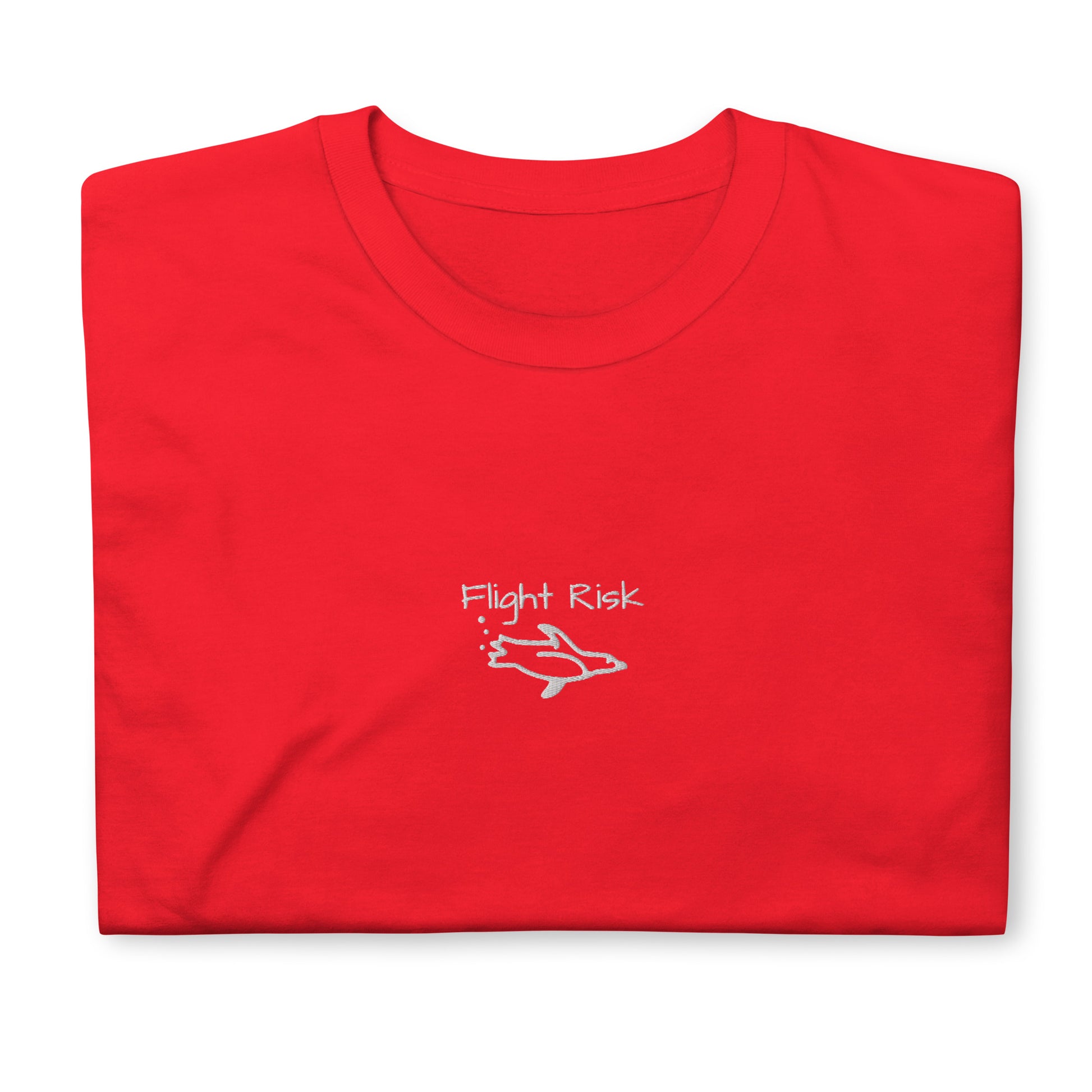 Flight Risk Penguin Short-Sleeve Unisex T-Shirt - Perfect Gift for Travellers -  Travel Clothing
