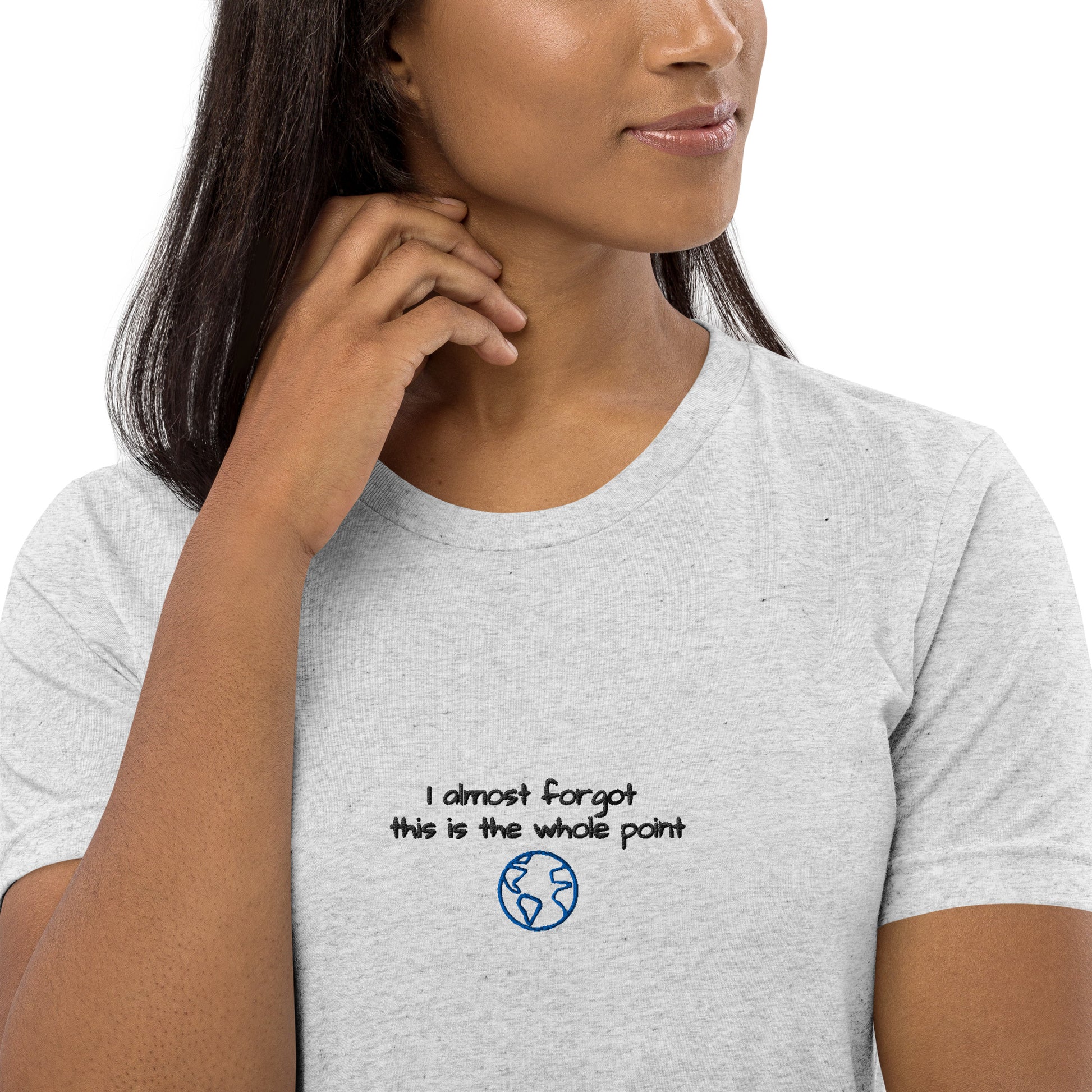 Unisex t-shirt for travel lovers. I almost forgot this is the whole point. Unique travel gifts. Grey t-shirt for women. Globe t-shirt