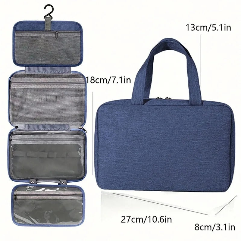 Hanging Travel Toiletry Bag | Unisex Wash Bag for Travel | Tribe Feel Travel Organisers