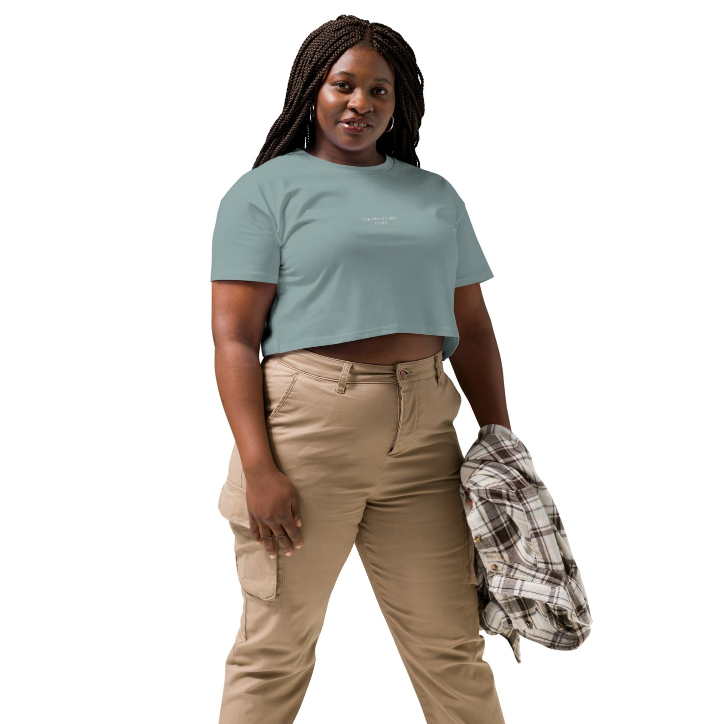 The World Called I Left - Women’s crop top - Perfect Travel Gift - Travel Clothing