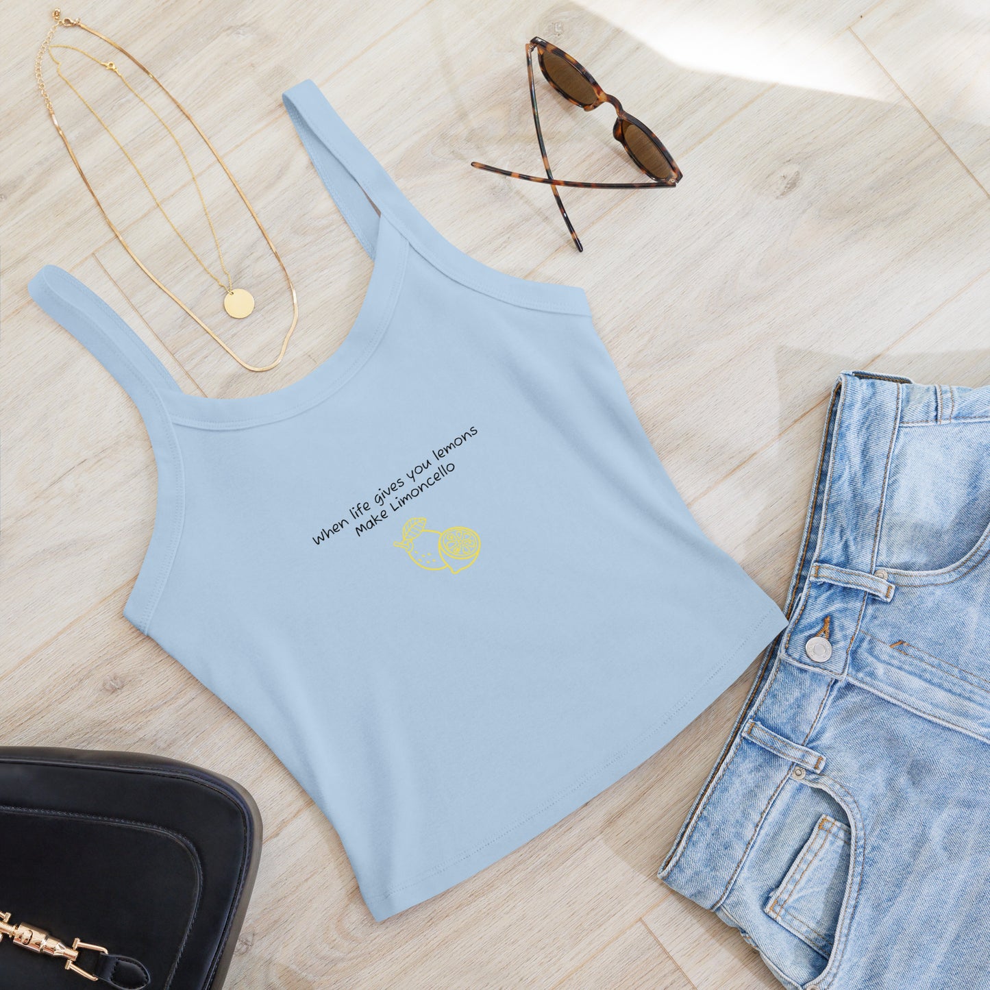 Women’s Lemons Tank Top - When life gives you lemons make Limoncello