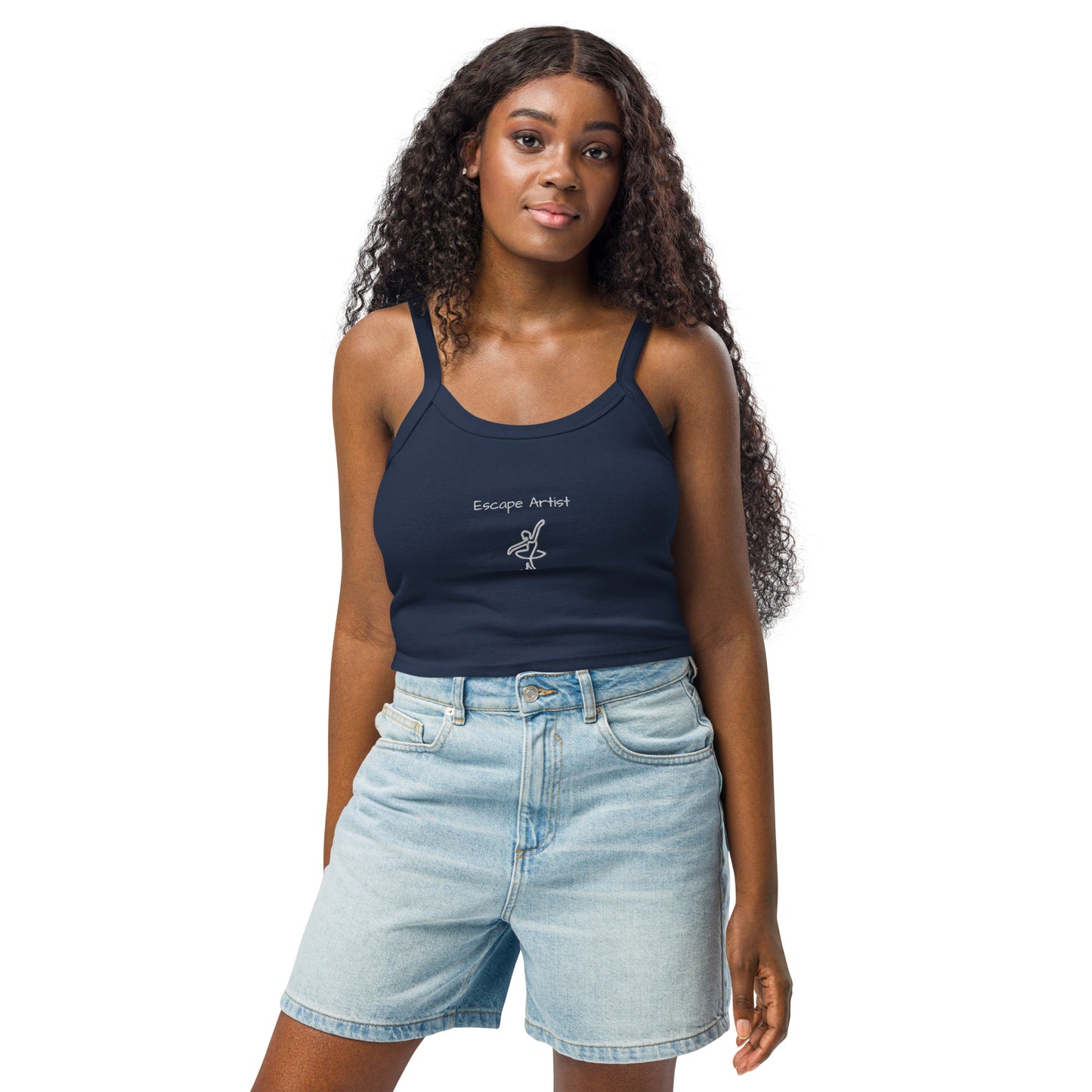 Escape Artist Women’s Navy Tank Top - Unique Travel Gift