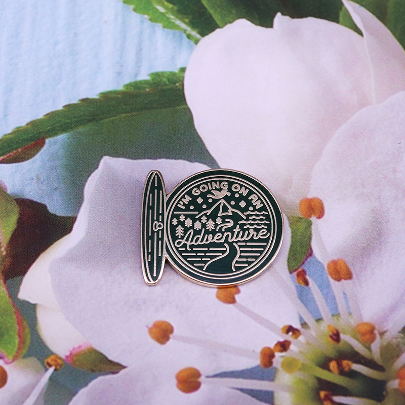 “Going on an Adventure” Brooch – Travel-Inspired Pin | Tribe Feel  Travel Jewellery