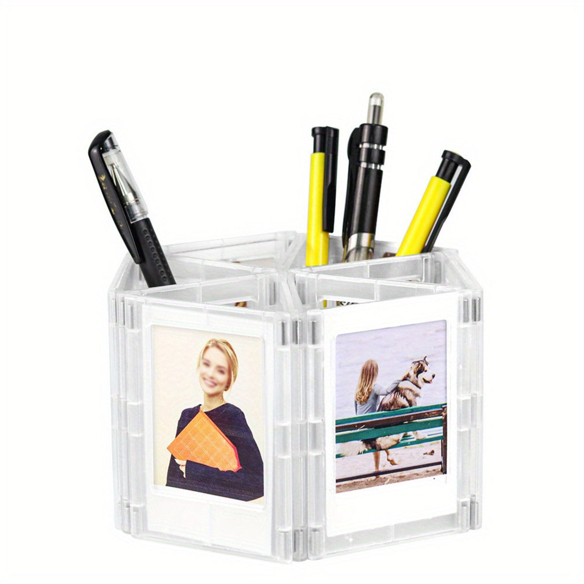 Set of 6 Magnetic Picture Frames – Creative & Colourful Photo Display | Tribe Feel  Travel Gadgets
