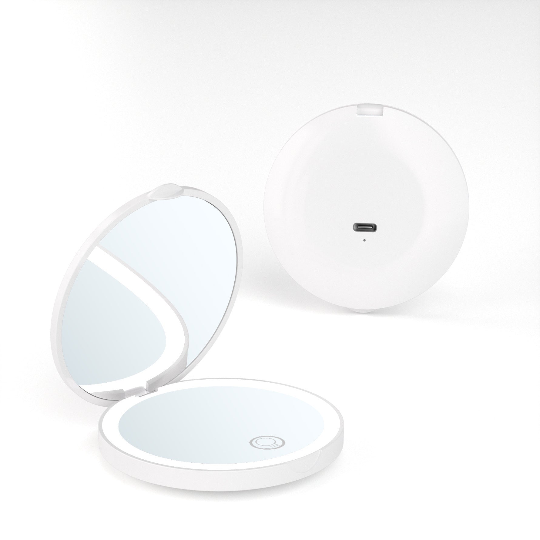 Rechargeable LED Travel Makeup Mirror – Light-Up Travel Mirror | Tribe Feel  Travel Essentials