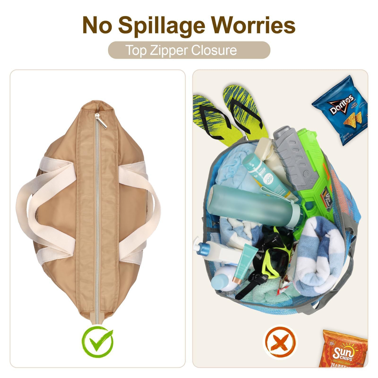 Large Capacity Waterproof Beach Bag Beach Portable - Tribe Feel