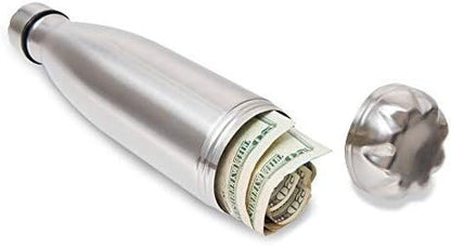 Water Bottle with Hidden Storage – Secret Compartment for Beach, Travel & Backpacking  Travel Gadgets