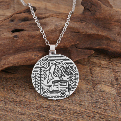 Camping Adventure Necklaces – Mountain & Jeep and “Find Your Road” | Tribe Feel  Travel Jewellery