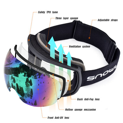 Anti-Fog Ski Goggles – OTG & UV Protection for Ski Trips | Tribe Feel  Travel Gadgets