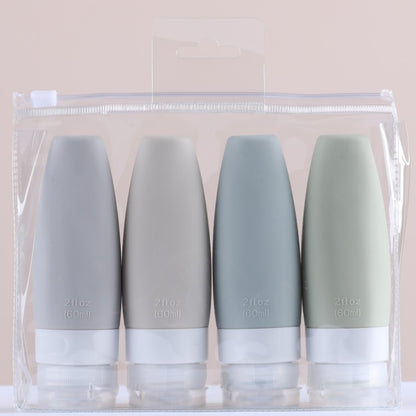 Re-fillable Silicone Travel Bottles Set – Portable, Reusable Toiletries Containers