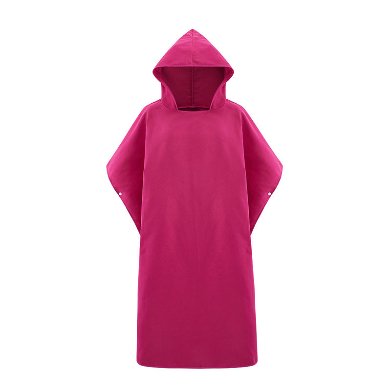Quick-Dry Microfiber Changing Bathrobe – Lightweight & Ultra-Absorbent Beach Towel - Tribe Feel