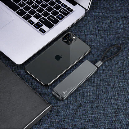 3-in-1 Multi-Plug Travel Charger – USB Adapter with Integrated Cables | Tribe Feel  Travel Gadgets