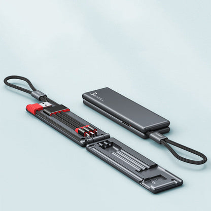 3-in-1 Multi-Plug Travel Charger – USB Adapter with Integrated Cables | Tribe Feel  Travel Gadgets