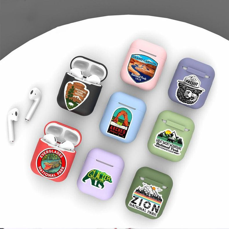 US National Park Travel Stickers – Waterproof Stickers for Suitcase, Laptop & Luggage Decoration