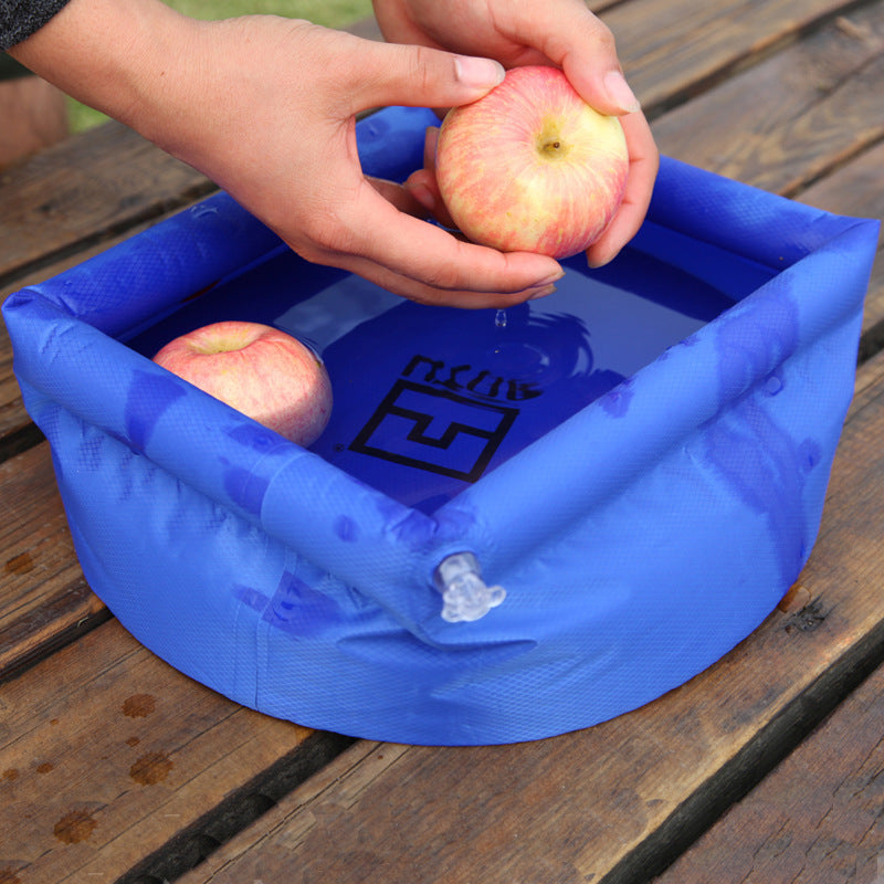 Folding Bucket – Collapsible Camping Water Bucket & Wash Basin | Tribe Feel  Travel Gadgets