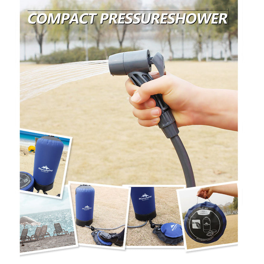 Portable Solar Camping Shower – Outdoor Shower for Travel & Camping Adventures -  Outdoor and adventure