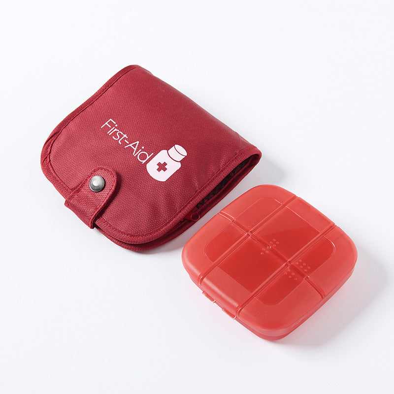 Small First Aid Travel Pouch | Compact & Portable Medicine Storage – Travel Organiser - Tribe Feel