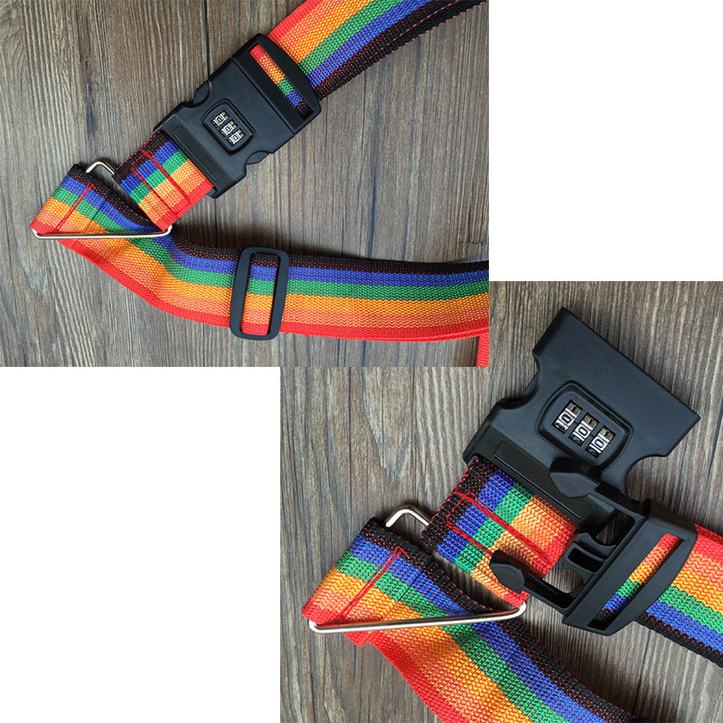 Adjustable Travel Luggage Strap with Lock - Protective Packing Belt – Travel Accessories - Tribe Feel
