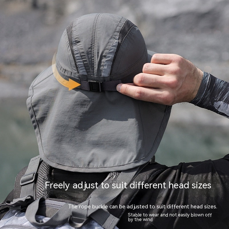 Outdoor Mountaineering Face Cover Sun-proof Hat UV - Tribe Feel