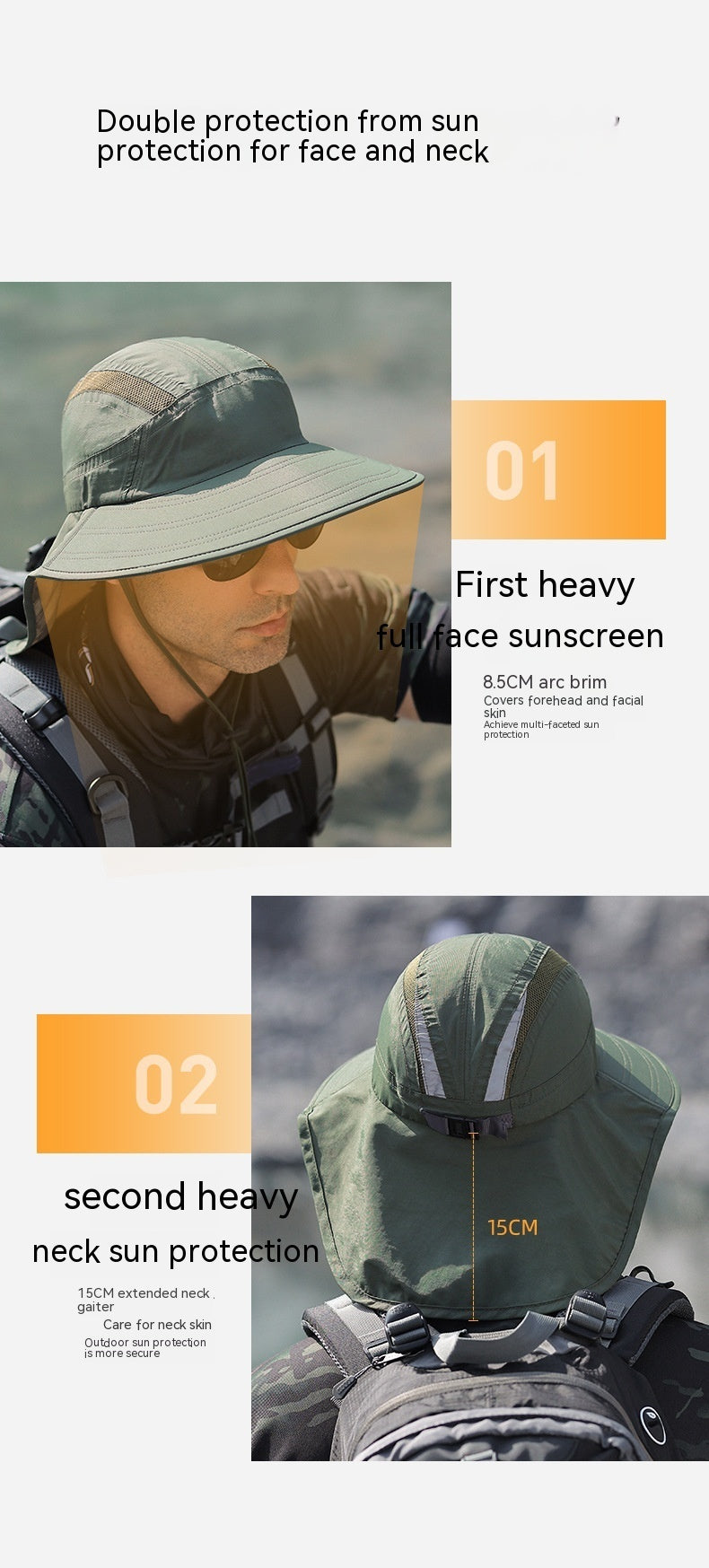 Outdoor Mountaineering Face Cover Sun-proof Hat UV - Tribe Feel
