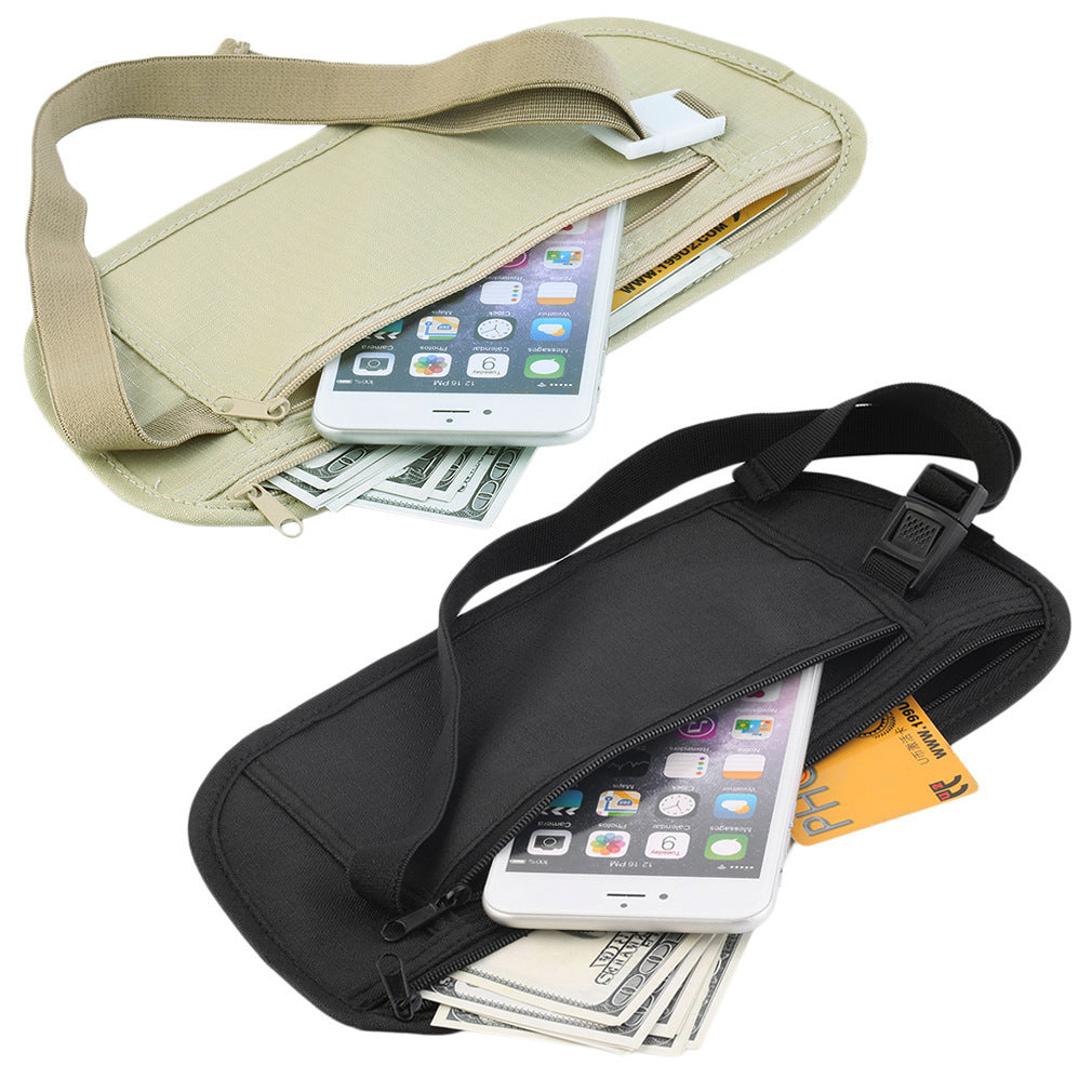 Travel Waist Wallet Money Belt | Secure and Lightweight Travel Bag – Travel Accessories Travel Organisers Travel Gear Travel Gifts Travel Essentials