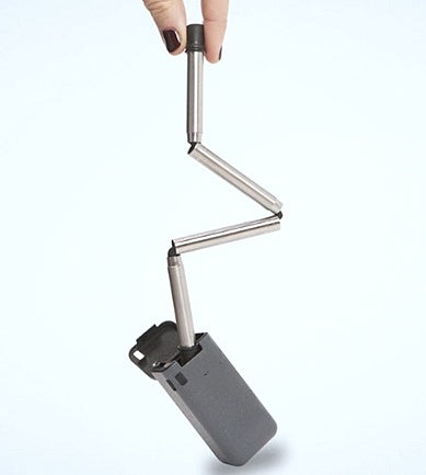 Collapsible Stainless Steel Travel Straw with Case and Cleaner - Eco-Friendly & Lipstick-Friendly