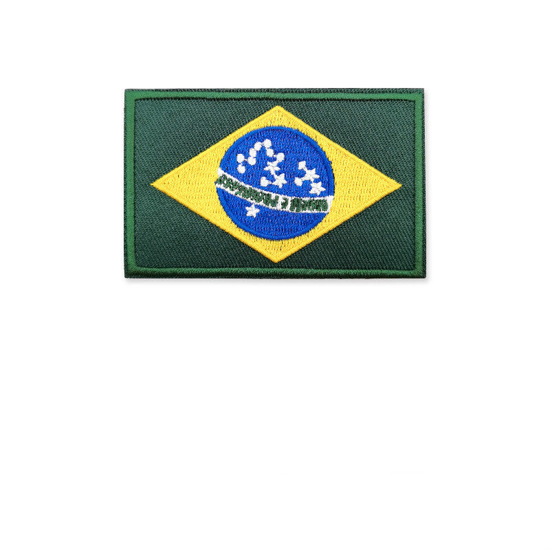 Embroidered National Flag Patch - Backpack flag patch – Travel Accessories - Tribe Feel