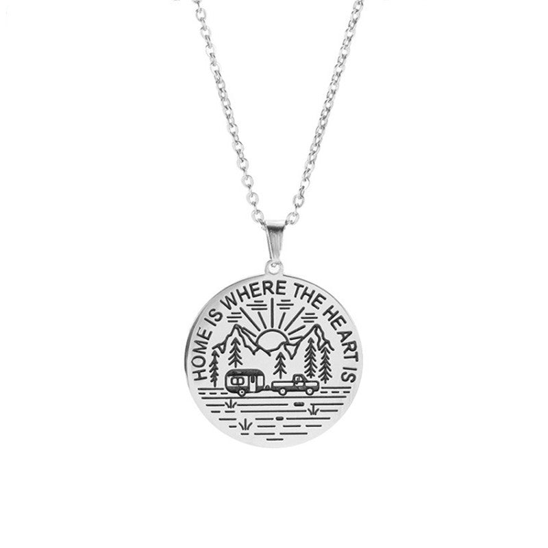 Mountain Adventure Necklace – Nature & Camping Inspired | Tribe Feel  Travel Gifts