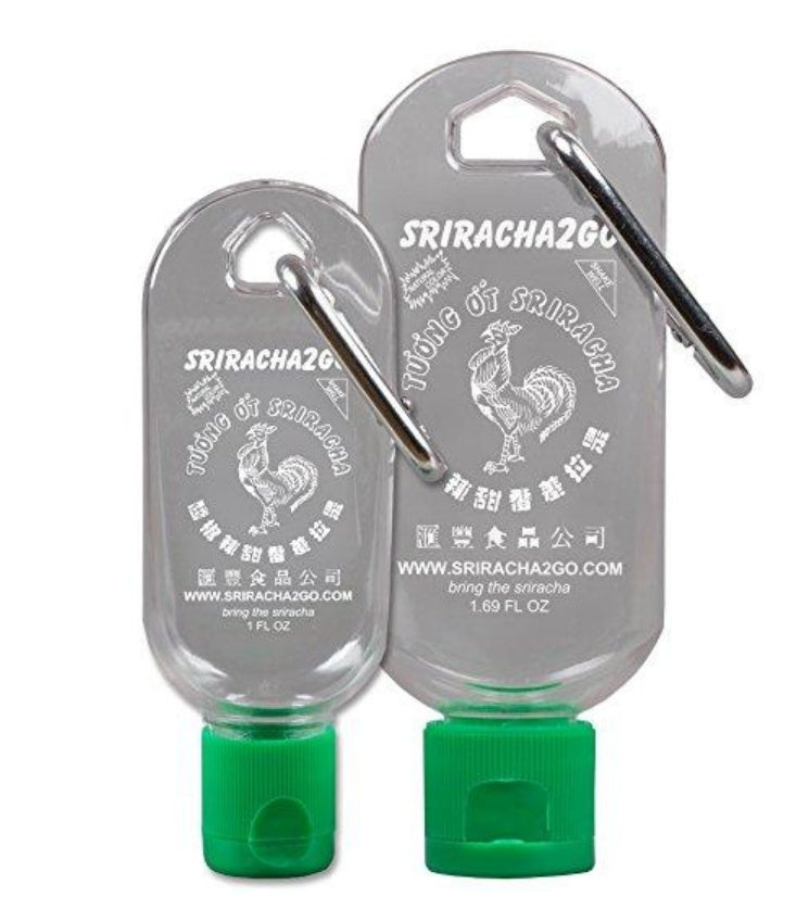 Portable Sriracha Bottle with Carabiner – Travel Gift for Spice Lovers | Tribe Feel  Travel Gifts