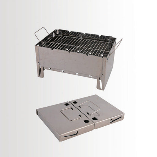 Foldable Portable BBQ – Lightweight Camping Grill & Outdoor Charcoal Barbecue  Travel Gadgets
