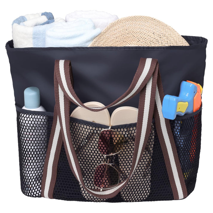 Waterproof Holiday Beach Bag - Stylish & Durable Travel Tote for 2025 Beach Getaways