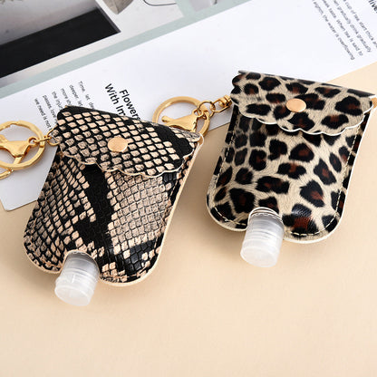 Leopard Print Keychain Hand Sanitiser – Stylish Travel Essential & Gift | Tribe Feel  Travel Essentials