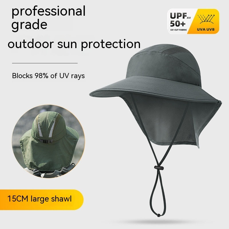 Outdoor Mountaineering Face Cover Sun-proof Hat UV - Tribe Feel