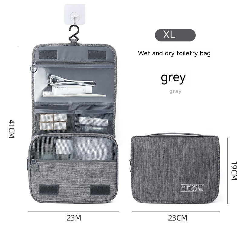 Travel Toiletry Bag with Compartments & Hanger | Portable Organizing Case – Travel Accessories Travel Organiser - Tribe Feel