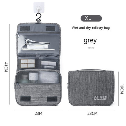 Travel Toiletry Bag with Compartments & Hanger | Portable Organizing Case – Travel Accessories Travel Organiser - Tribe Feel