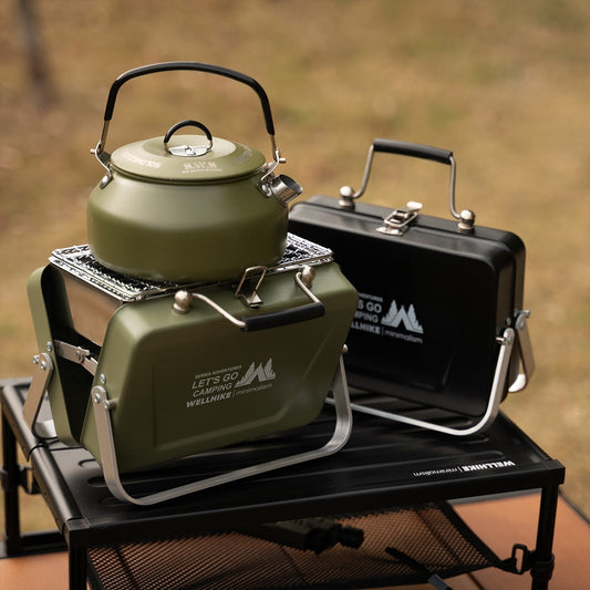 Small Portable BBQ – Lightweight Folding Camping Grill & Charcoal Barbecue | Tribe Feel  Travel Gadgets