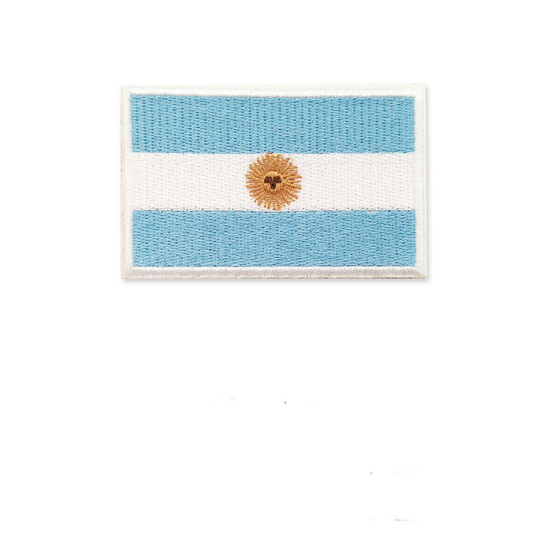 Embroidered National Flag Patch - Backpack flag patch – Travel Accessories - Tribe Feel