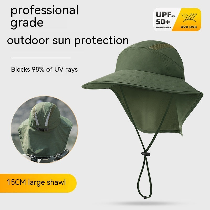 Outdoor Mountaineering Face Cover Sun-proof Hat UV - Tribe Feel