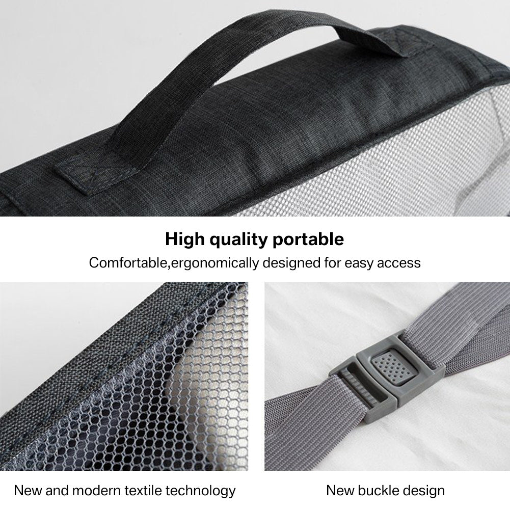 7pcs Packing Cubes Luggage Storage Organiser Travel Compression - Tribe Feel