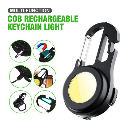 Multifunctional Keychain with Light, Screwdriver & Bottle Opener – Rechargeable | Tribe Feel  Travel Gadgets