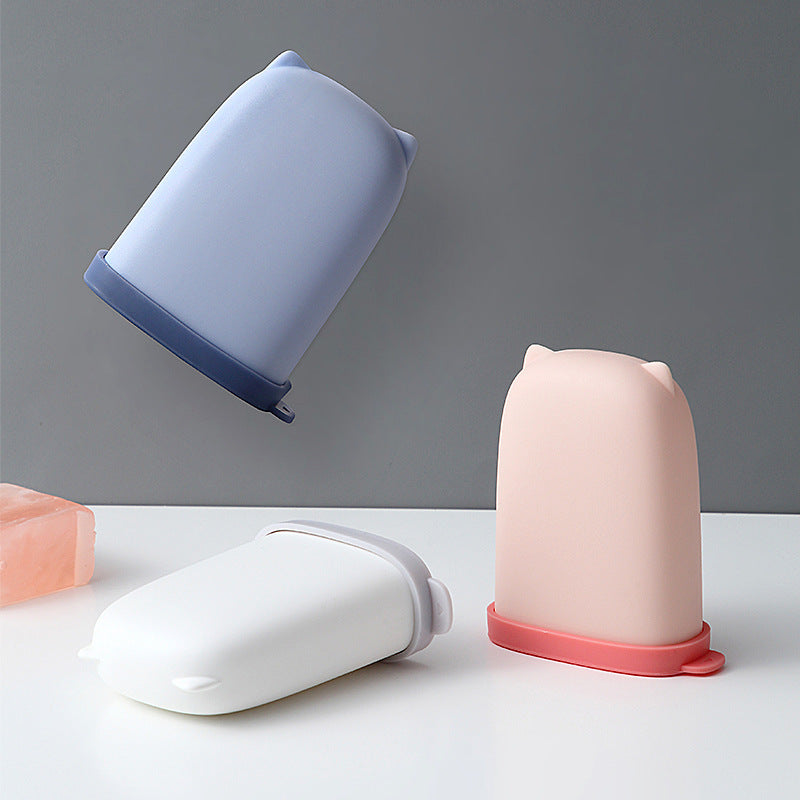 Silicone Travel Soap Storage Case | Durable & Compact Soap Holder for Travellers - Tribe Feel
