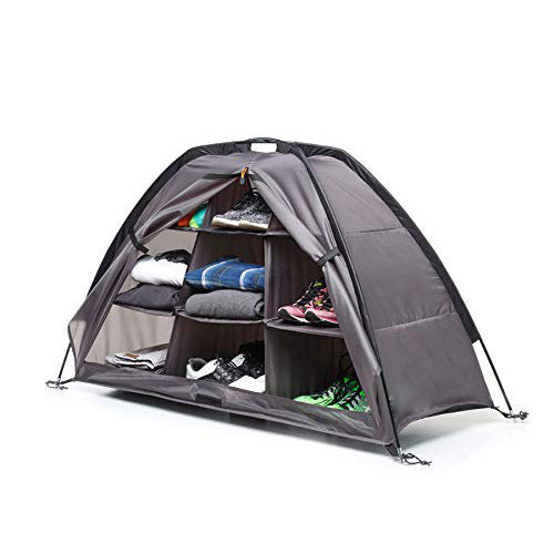 Camping Storage Tent Cabinet with Shelves – Portable Outdoor Organiser | Tribe Feel  Travel Organisers