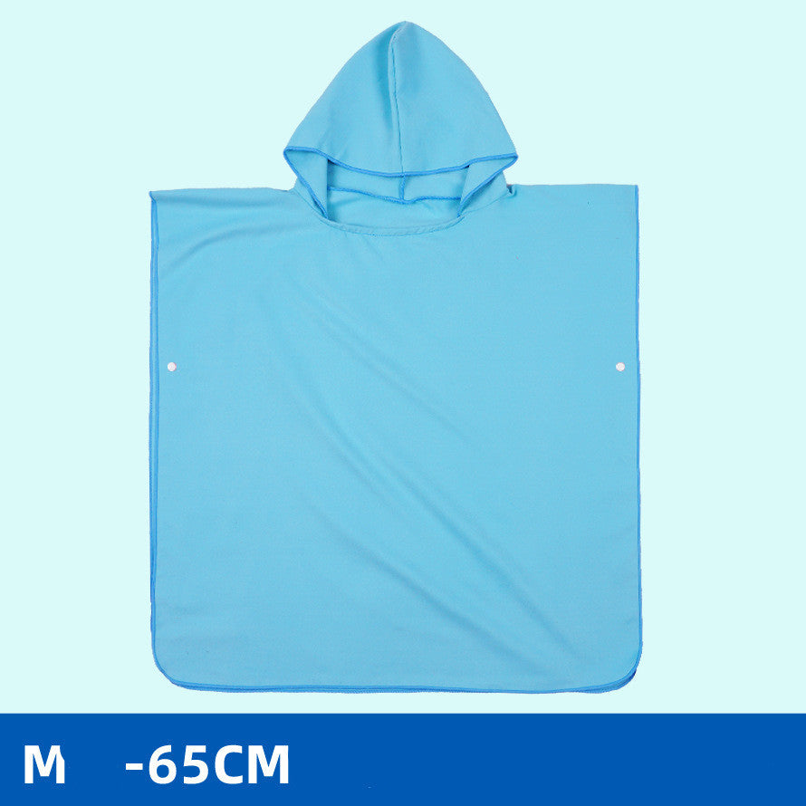 Quick-Dry Microfiber Changing Bathrobe – Lightweight & Ultra-Absorbent Beach Towel - Tribe Feel