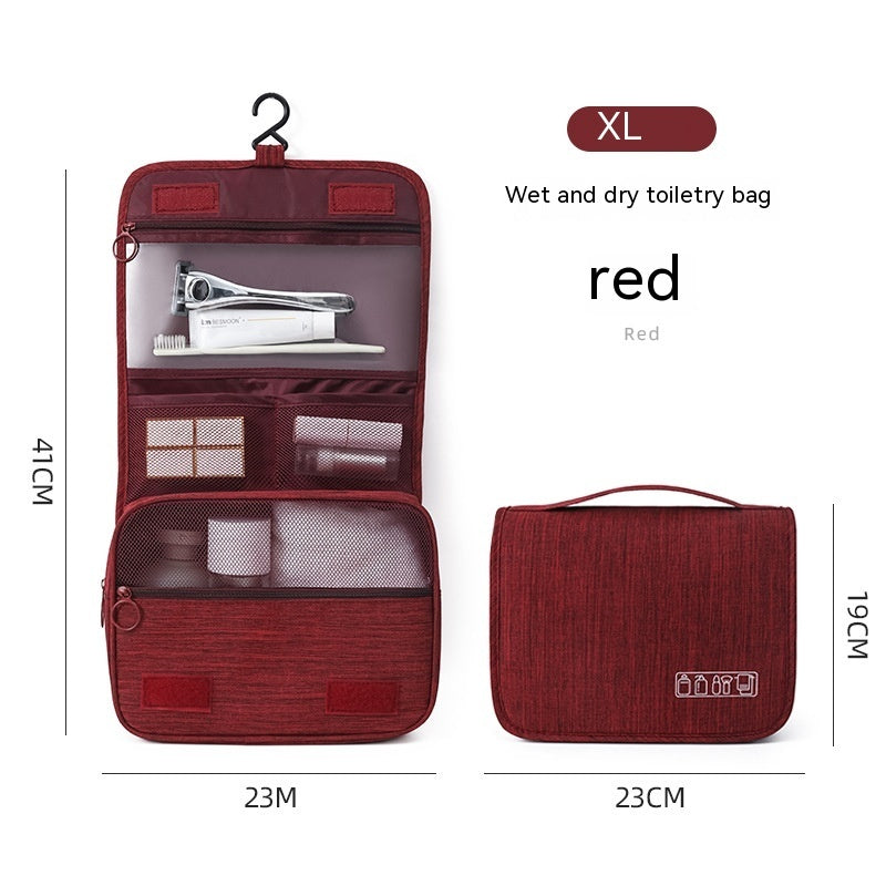 Travel Toiletry Bag with Compartments & Hanger | Portable Organizing Case – Travel Accessories Travel Organiser - Tribe Feel