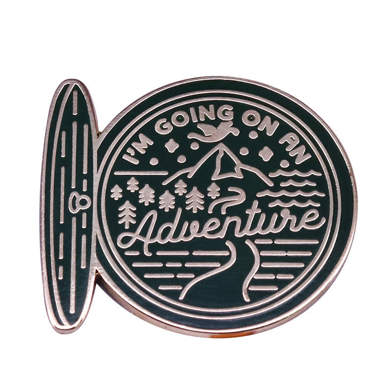 “Going on an Adventure” Brooch – Travel-Inspired Pin | Tribe Feel  Travel Jewellery
