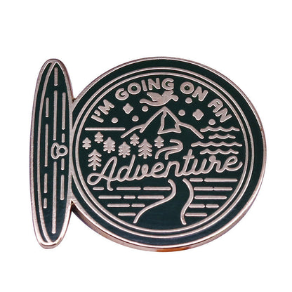 “Going on an Adventure” Brooch – Travel-Inspired Pin | Tribe Feel  Travel Jewellery