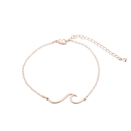 Sea Wave Beach Bracelet – Stainless Steel | Travel-Inspired Jewellery & Sea Lover Gift